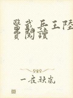 医武兵王陆轩免费阅读