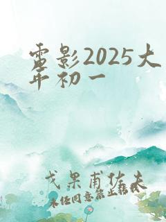 电影2025大年初一