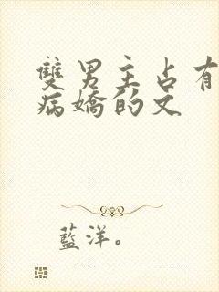 双男主占有欲强病娇的文