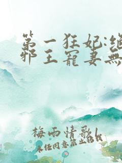 第一狂妃:绝色邪王宠妻无度