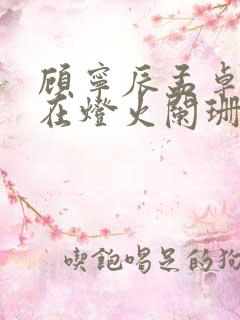 顾宁辰孟卓钰不在灯火阑珊处短剧免费观看