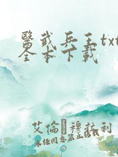 医武兵王txt全本下载