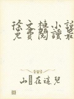 徐文栋小说全文免费阅读最新章节无