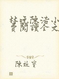 林晚陈浩小说免费阅读全文最新章节