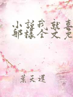 小说我就喜欢他那样全文免费阅读