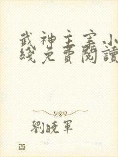 武神主宰小说在线免费阅读全文