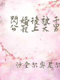 闪婚后被千亿老公宠上天男主