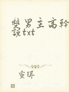 双男主高干文小说txt