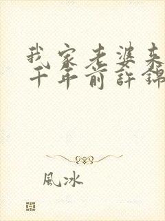 我家老婆来自一千年前许锦