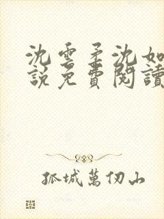 沈云柔沈如意小说免费阅读笔趣阁