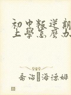 初中叛逆期不想上学怎么办