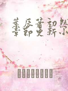 叶辰萧初然最新章节更新小说