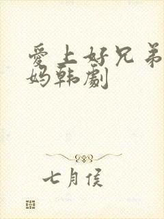 爱上好兄弟的妈妈韩剧