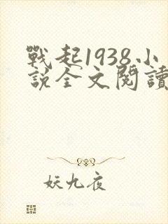 战起1938小说全文阅读