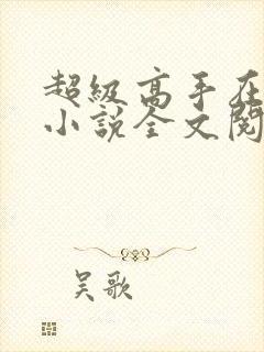 超级高手在都市小说全文阅读