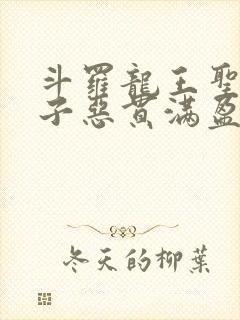 斗罗龙王圣教神子恶贯满盈笔趣阁