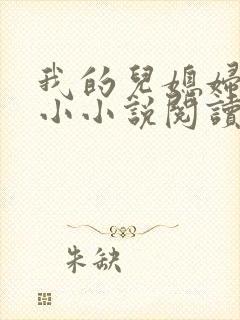我的儿媳妇苏小小小说阅读