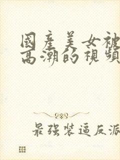 国产美女被弄到高潮的视频