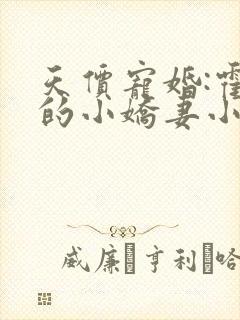 天价宠婚:霍总的小娇妻小说免费阅读