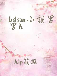 bdsm小说男男h