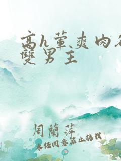 高h荤爽肉欲文双男主