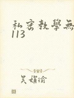 私密教学无删减113