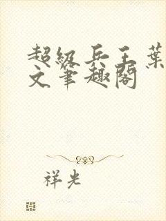 超级兵王叶谦全文笔趣阁