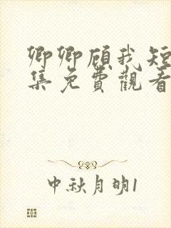 卿卿顾我短剧全集免费观看高清