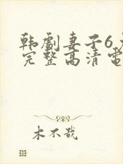 韩剧妻子6免费完整高清电视剧在线看中文