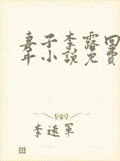 妻子李露回家过年小说免费阅读全文