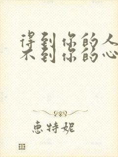 得到你的人却得不到你的心歌词