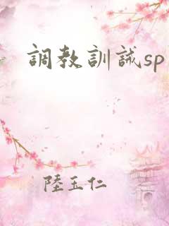 调教训诫sp文