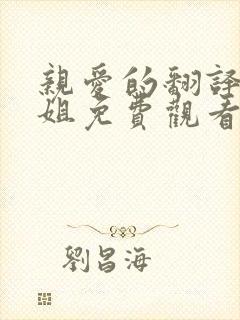 亲爱的翻译官小姐免费观看全集高清