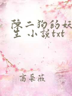 陈二狗的妖孽人生 小说txt