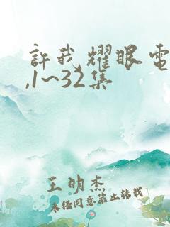 许我耀眼电视剧,1~32集