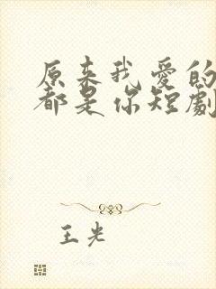 原来我爱的从来都是你短剧
