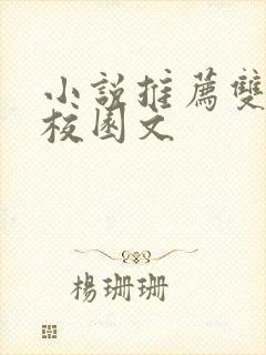 小说推荐双男主校园文