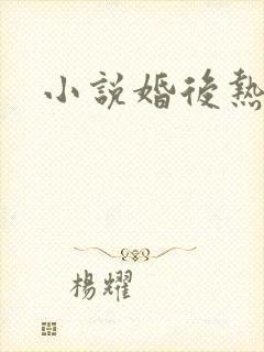 小说婚后热恋