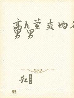高h荤爽肉欲文男男