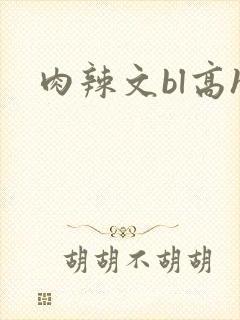 肉辣文bl高h