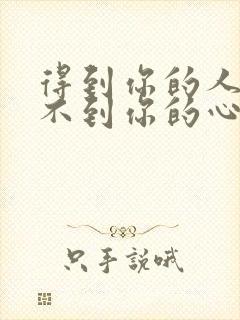 得到你的人却得不到你的心(原版)