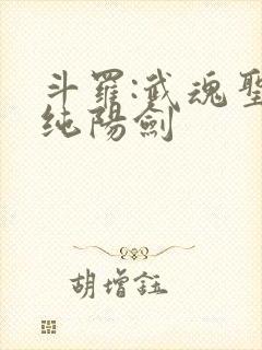 斗罗:武魂圣主纯阳剑