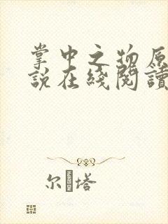 掌中之物原著小说在线阅读