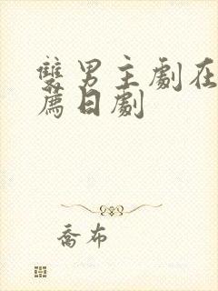 双男主剧在线推荐日剧