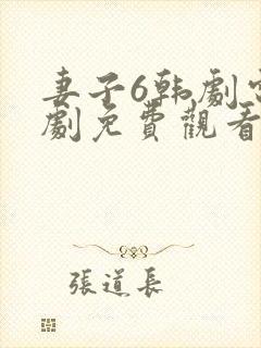 妻子6韩剧电视剧免费观看全集