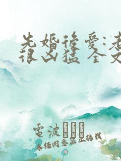 先婚后爱:老公很凶猛 全文免费阅读