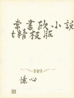 常书欣小说txt精校版