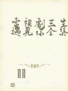 电视剧三生有幸遇见你全集免费观看