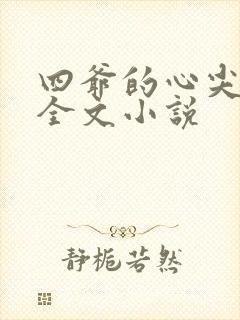 四爷的心尖宠妃全文小说