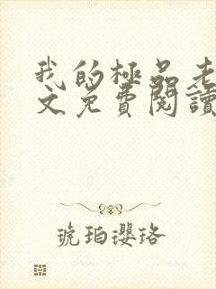 我的极品老婆全文免费阅读小说